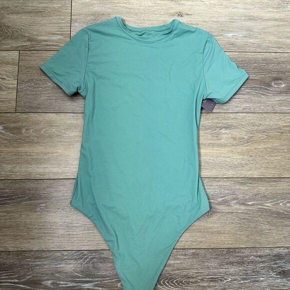 NWT Auden Luxury Feel Teal Bodysuit Sz XS - Picture 1 of 3